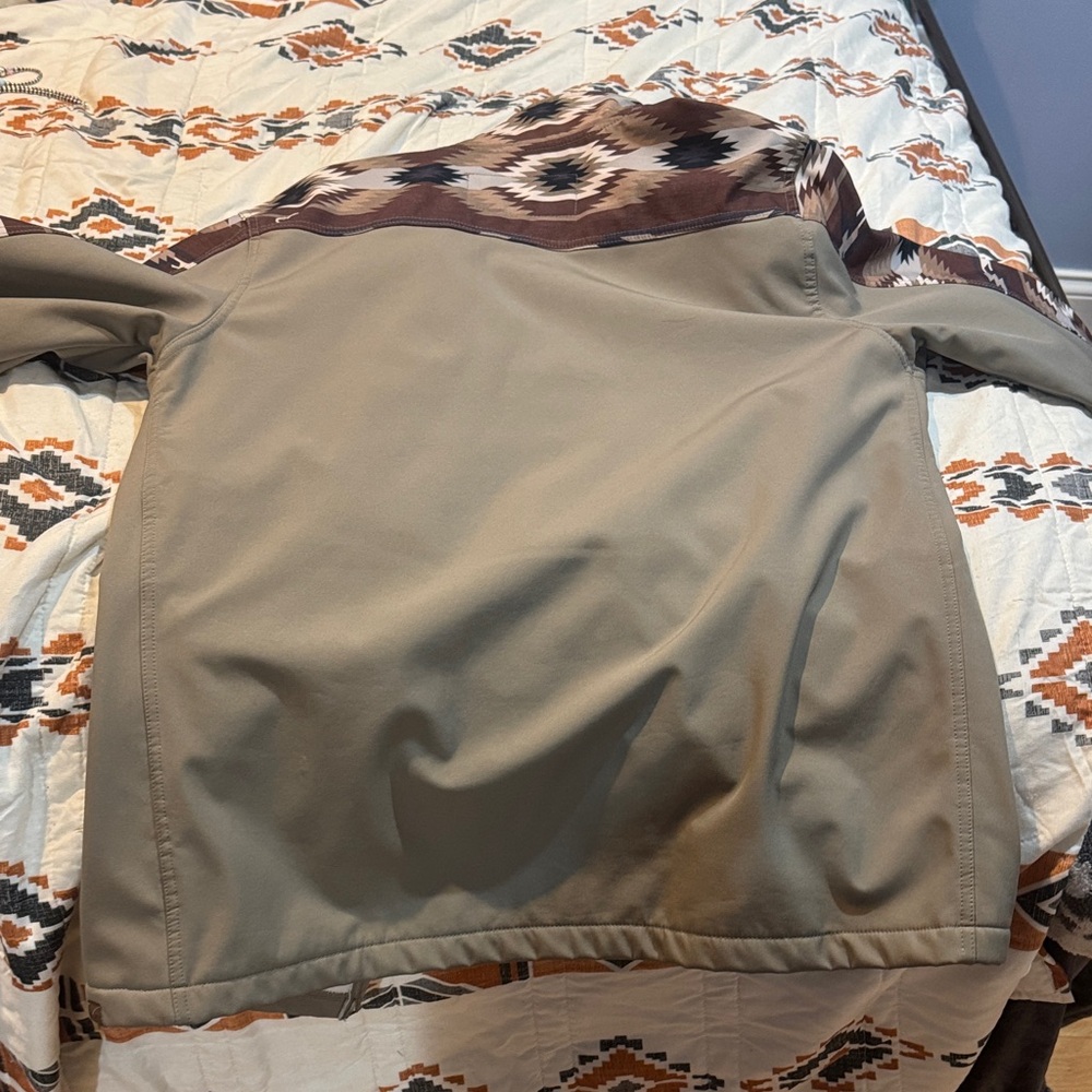 Unisex Aztec Western Softshell Jacket - Picture 3 of 4